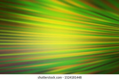 Light Green, Yellow vector background with stright stripes. Blurred decorative design in simple style with lines. Pattern for ad, booklets, leaflets.