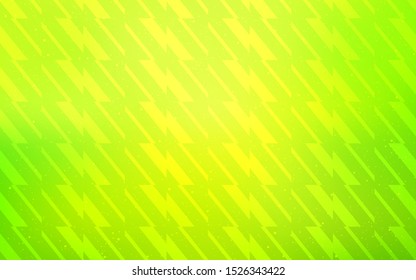 Light Green, Yellow vector background with straight lines. Modern geometrical abstract illustration with Lines. Pattern for ads, posters, banners.