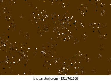 Light Green, Yellow vector background with abstract shapes. Illustration with colorful gradient shapes in abstract style. Background for a cell phone.