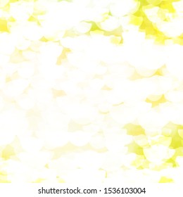 Light Green, Yellow vector background with bubbles. Illustration with set of shining colorful abstract spheres. Design for your commercials.