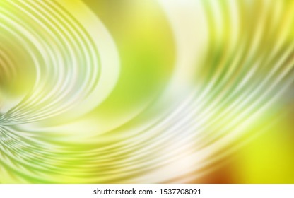 Light Green, Yellow vector background with wry lines. A sample with colorful lines, shapes. A completely new design for your business.