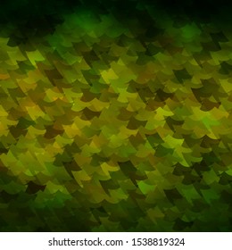 Light Green, Yellow vector background with rectangles. Abstract gradient illustration with rectangles. Design for your business promotion.