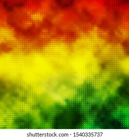 Light Green, Yellow vector background with spots. Modern abstract illustration with colorful circle shapes. New template for a brand book.