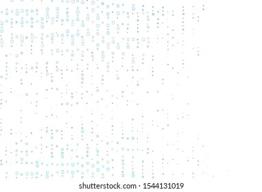 Light Green, Yellow vector background with rectangles. Illustration with set of colorful rectangles. Pattern for busines booklets, leaflets.