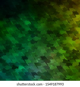 Light Green, Yellow vector background with rectangles. Rectangles with colorful gradient on abstract background. Design for your business promotion.