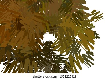 Light Green, Yellow vector background with straight lines. Glitter abstract illustration with colorful sticks. Pattern for ads, posters, banners.