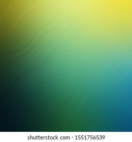 Light Green, Yellow vector background with lines. Abstract gradient illustration with wry lines. Pattern for websites, landing pages.