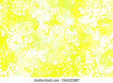 Light Green, Yellow vector background with abstract shapes. Simple colorful illustration with abstract gradient shapes. Elegant design for wallpapers.