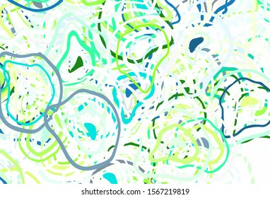 Light Green, Yellow vector background with abstract shapes. Simple colorful illustration with abstract gradient shapes. Background for a cell phone.