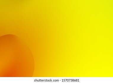 Light Green, Yellow vector background with lava shapes. Modern gradient abstract illustration with bandy lines. Brand-new design for your ads, poster, banner.