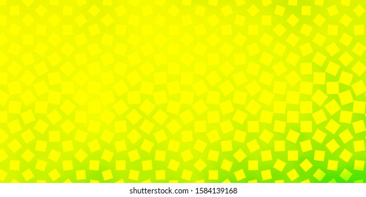 Light Green, Yellow vector background with rectangles. Modern design with rectangles in abstract style. Modern template for your landing page.