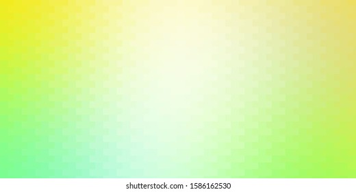 Light Green, Yellow vector background in polygonal style. Modern design with rectangles in abstract style. Pattern for business booklets, leaflets
