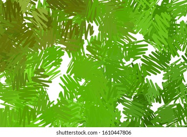 Light Green, Yellow vector background with stright stripes. Blurred decorative design in simple style with lines. Template for your beautiful backgrounds.
