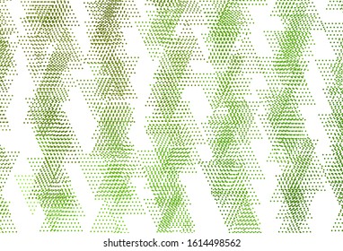 Light Green, Yellow vector background with polygonal style with circles. Abstract gradient illustration with circles, triangles. Pattern for commercials.
