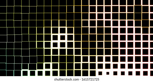 Light Green, Yellow vector background with rectangles. Modern design with rectangles in abstract style. Pattern for websites, landing pages.