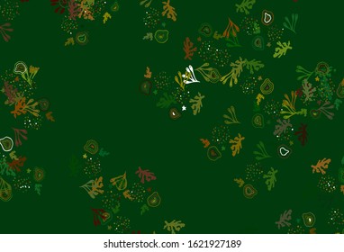 Light Green, Yellow vector background with abstract shapes. Simple colorful illustration with abstract gradient shapes. Best smart design for your business.