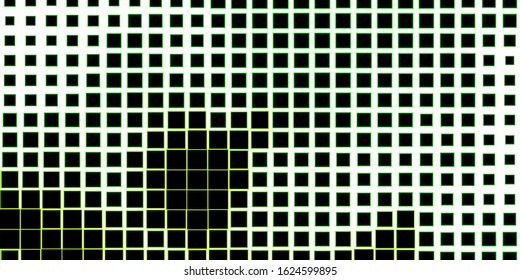 Light Green, Yellow vector background with rectangles. Illustration with a set of gradient rectangles. Best design for your ad, poster, banner.