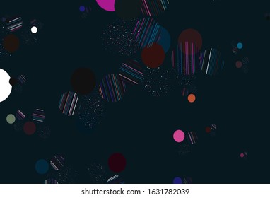 Light Green, Yellow vector background with bubbles. Glitter abstract illustration with blurred drops of rain. Pattern for beautiful websites.