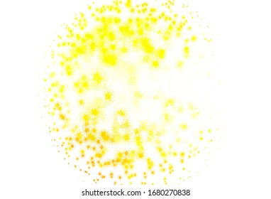 Light Green, Yellow vector background with abstract shapes. Illustration with colorful gradient shapes in abstract style. Elegant design for wallpapers.
