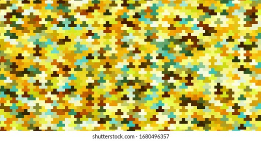 Light Green, Yellow vector background with rectangles. Abstract gradient illustration with rectangles. Best design for your ad, poster, banner.