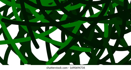 Verde claro, fondo vectorial amarillo con formas aleatorias. Ilustración con formas coloridas en estilo abstracto. Diseño moderno para sus anuncios.