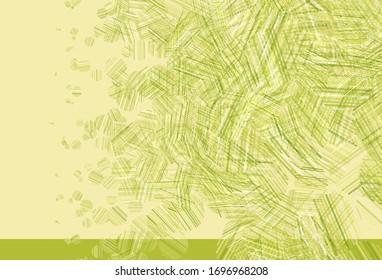 Light Green, Yellow vector background with spots. Beautiful colored illustration with blurred circles in nature style. Pattern for textures of wallpapers.