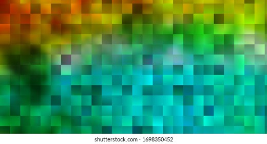 Color verde claro, fondo vectorial amarillo en estilo poligonal. Ilustración de degradado abstracta con rectángulos. Diseño para su promoción empresarial.