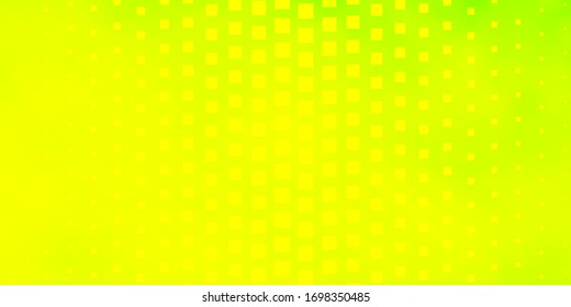 Color verde claro, fondo vectorial amarillo en estilo poligonal. Ilustración con un conjunto de rectángulos de degradado. Plantilla moderna para la página de inicio.