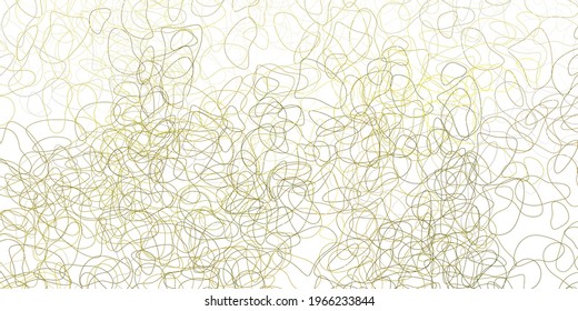 Hellgrüner, gelber Vektorhintergrund mit Zufallsformen. Moderne abstrakte Illustration mit Farbverlauf-Zufallsformen. Elegantes Design für Bildschirmhintergründe.