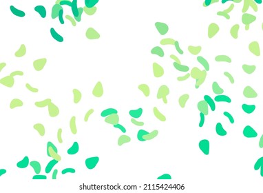 Light Green, Yellow vector background with abstract forms. Decorative design in abstract style with random forms. Simple design for your web site.