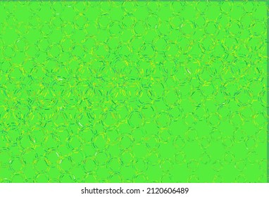 Light green, yellow vector background with bubbles. Modern abstract illustration with colorful water drops. Design for posters, banners.