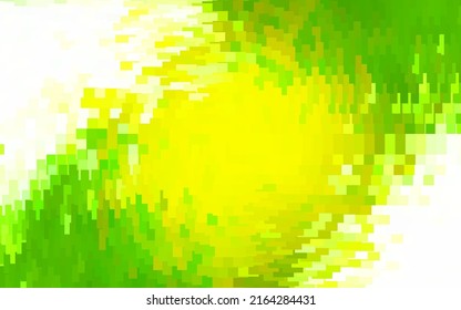 Light Green, Yellow vector background with rectangles. Decorative design in abstract style with rectangles. Pattern can be used for websites.