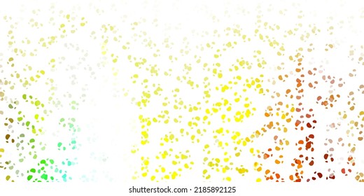 Light green, yellow vector background with random forms. Colorful illustration with simple gradient shapes. Simple illustration for your web site.