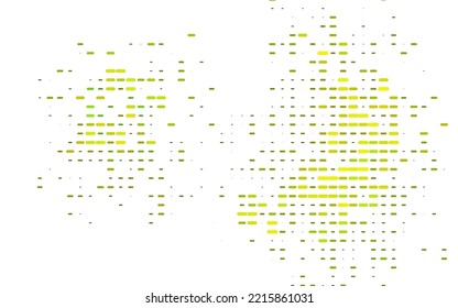 Light Green, Yellow vector background with straight lines. Modern geometrical abstract illustration with staves. The pattern can be used for websites.