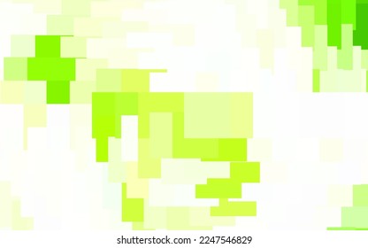Light Green, Yellow vector background in polygonal style. Beautiful illustration with rectangles and squares. Best design for your ad, poster, banner.