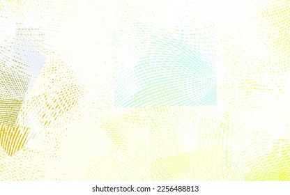 Light Green, Yellow vector background with curved lines. A sample with colorful lines, shapes. Abstract design for your web site.