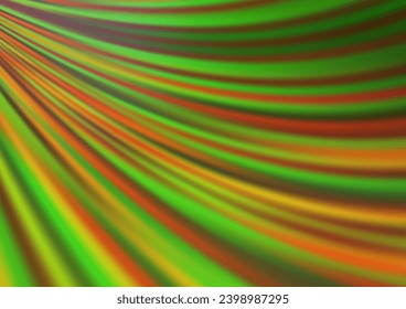 Light Green, Yellow vector background with bubble shapes. A completely new color illustration in marble style. The elegant pattern for brand book.