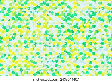 Light Green, Yellow vector background with abstract lines. Brand new colored illustration in marble style with gradient. The template for cell phone backgrounds.