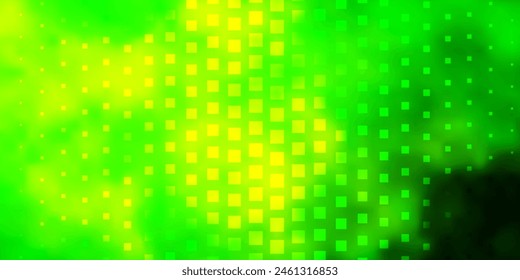 Light Green, Yellow vector background in polygonal style. Modern design with rectangles in abstract style. Design for your business promotion.