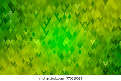 Light Green, Yellow vector background of rectangles and squares. Style quilt and blanket. Geometrical rectangular pattern. Repeating pattern with rectangle shapes.