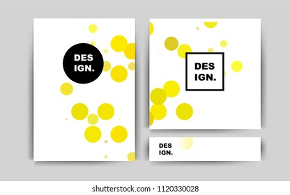 Light Green, Yellow vector banner for websites. Modern abstract design concept with colorful gradient. Completely new template for your brand book.