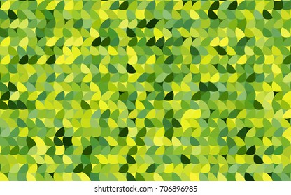 Light Green, Yellow vector banner with circles, spheres. Abstract spots. Background of Art bubbles in halftone style with colored gradient.