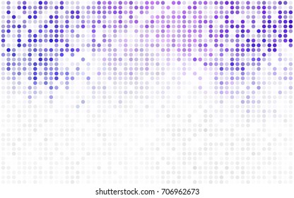 Light Green, Yellow vector banner with circles, spheres. Abstract spots. Background of Art bubbles in halftone style with colored gradient.