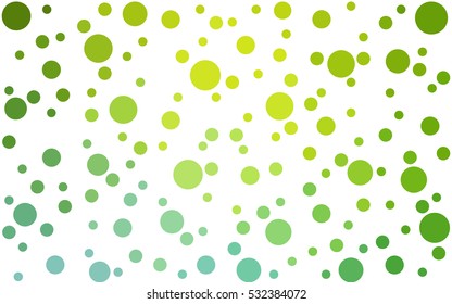 Light Green Yellow Vector banners banners set of circles, spheres. Network design, technology science, vector illustration