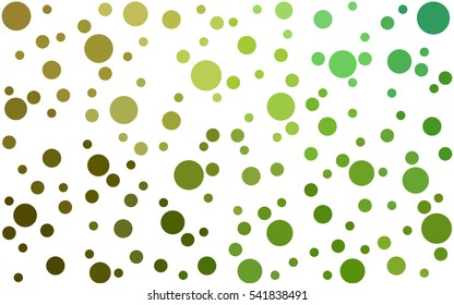 Light Green Yellow Vector banners banners set of circles, spheres. Network design, technology science, vector illustration