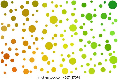 Light Green Yellow Vector banners set of circles, spheres. Abstract Circles. Art Vector Background.