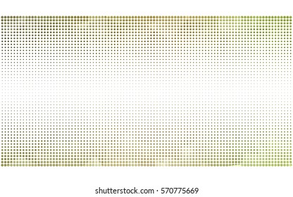Light Green, Yellow vector banners set of circles, spheres. Abstract spots. Art Background of bubbles in halftone style with colored gradient.