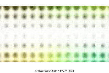 Light green, yellow vector banners set of circles, spheres. Abstract spots. Art Background of bubbles in halftone style with colored gradient.