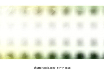 Light Green, Yellow vector banners set of circles, spheres. Abstract spots. Art Background of bubbles in halftone style with colored gradient.