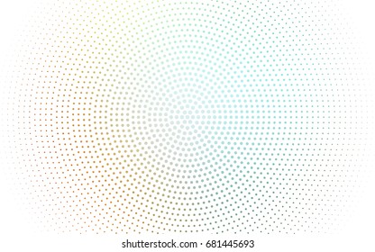 Light Green, Yellow vector banners set of circles, spheres. Abstract spots. Art Background of bubbles in halftone style with colored gradient.